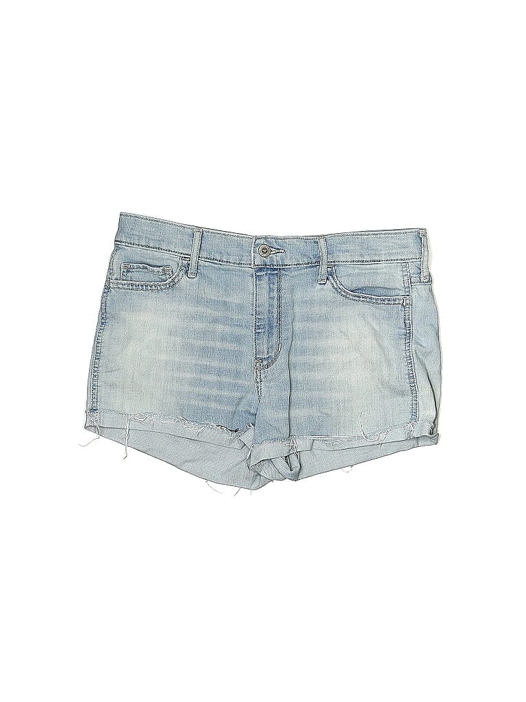 Pre-owned Hollister Denim Shorts In Blue