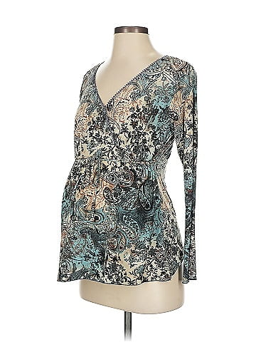 Duo Maternity Long Sleeve Blouse (view 1)