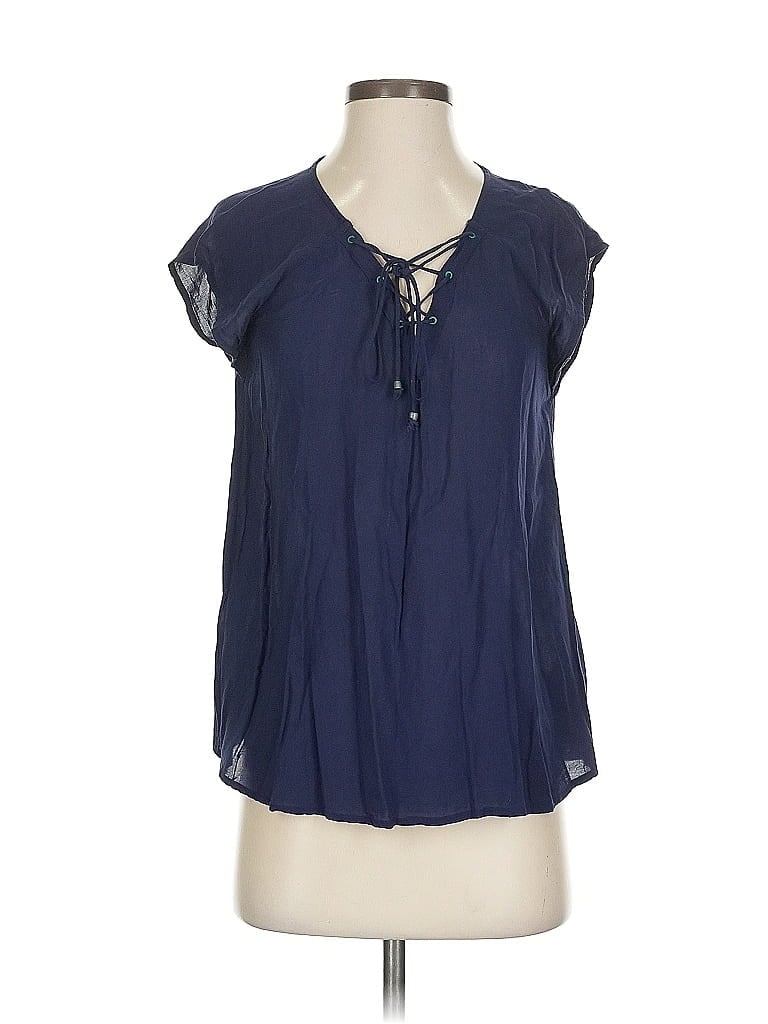 Esprit 100% Viscose Blue Sleeveless T-Shirt Size 4 - photo 1