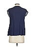 Esprit 100% Viscose Blue Sleeveless T-Shirt Size 4 - photo 2