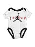 Air Jordan Graphic White Short Sleeve Onesie Size Newborn - photo 1