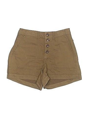Ann Taylor LOFT Khaki Shorts (view 1)