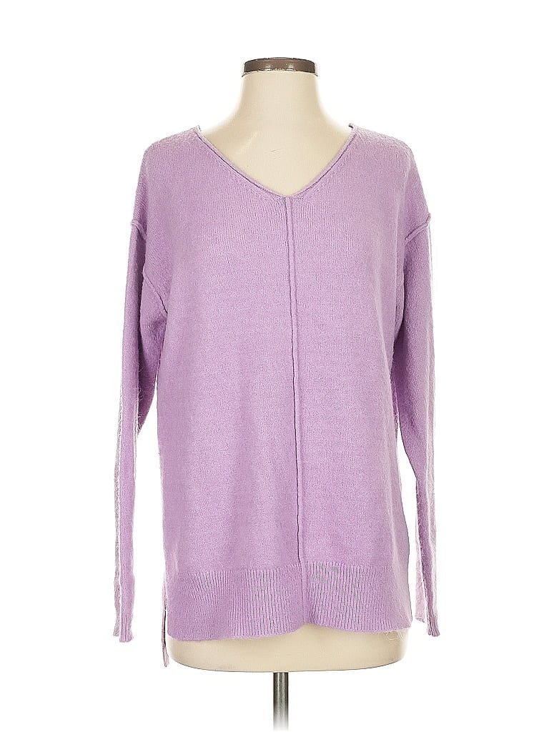Pre-owned Caslon Pullover Sweater In Purple