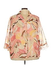Alfred Dunner 3/4 Sleeve Blouse