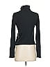 J.Crew 100% Cotton Black Long Sleeve Turtleneck Size S - photo 2