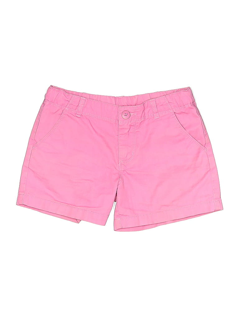 Gymboree 100% Cotton Solid Pink Shorts Size 7 (big kids) - photo 1