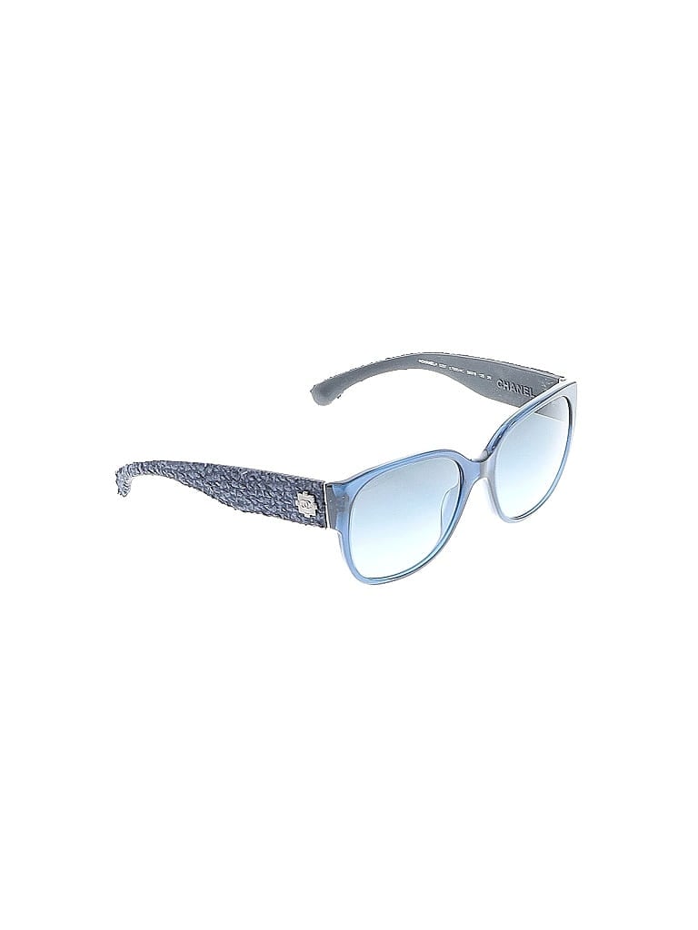Chanel Blue Tweed Sunglasses One size - photo 1