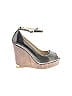Jimmy Choo Gray Gold Wedges Size EU 39 1/2 - photo 1