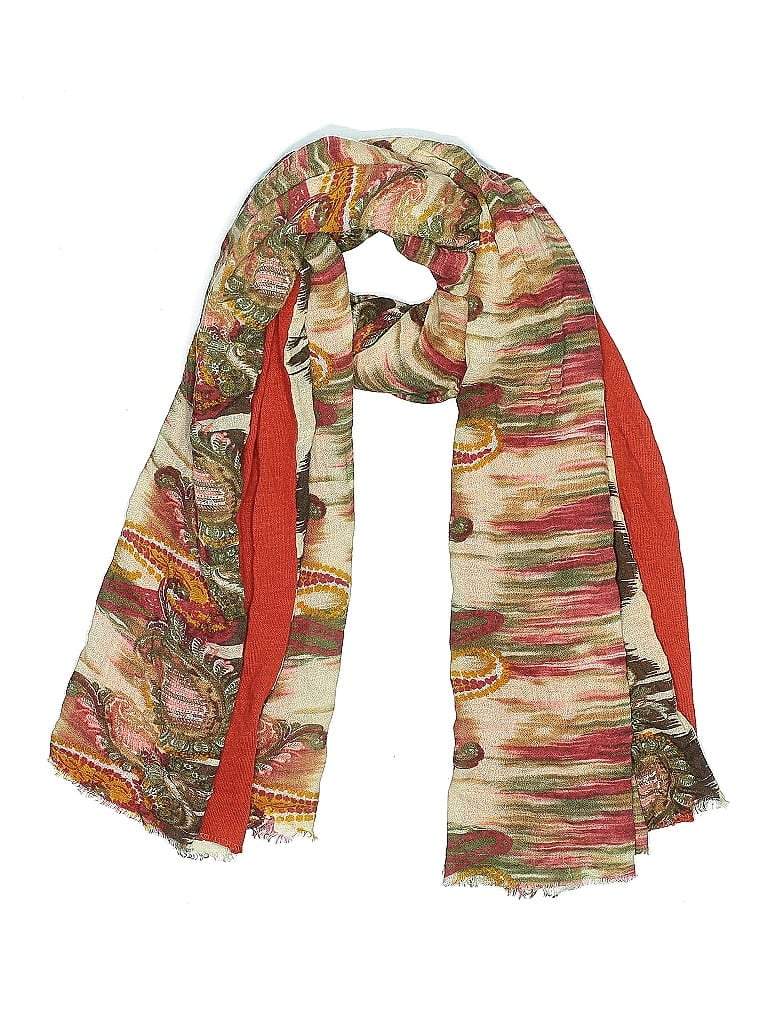 Pre-owned Assorted Brands Scarf In Brown