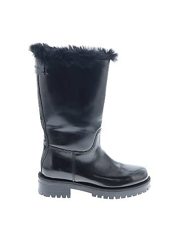Dolce & Gabbana Leather and Fur Boots (view 1)