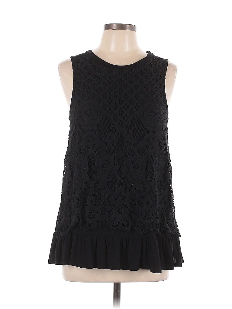 Pre-owned Eyeshadow Sleeveless Blouse In Black