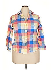 Foxcroft 3/4 Sleeve Button Down Shirt