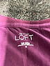 Ann Taylor LOFT Outlet 100% Cotton Purple Short Sleeve Top Size M - photo 7