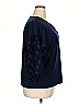 JM Collection Blue 3/4 Sleeve Top Size XXL - photo 4