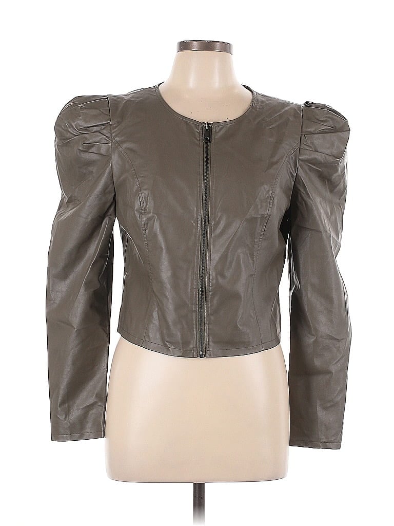 G by Giuliana Rancic Gray Jacket Size L - photo 1