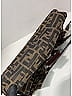 Fendi 100% Canvas Brown Canvas Zucca Shoulder Baguette One size - photo 3