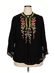 Johnny Was 3/4 Sleeve Blouse