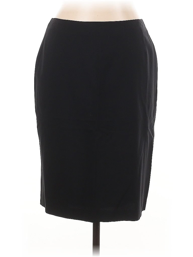 Pre-owned Adrienne Vittadini Formal Skirt In Black