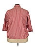 A.L.C. Stripes Red 3/4 Sleeve Button-Down Shirt Size 3X - photo 2