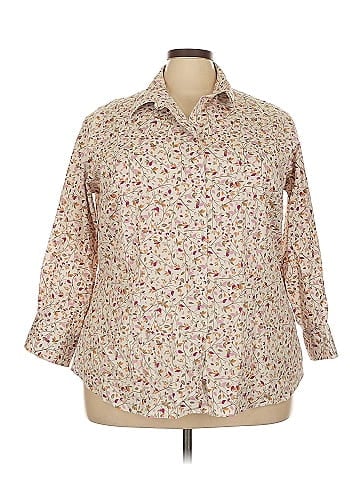 Eddie Bauer 3/4 Sleeve Button-Down Shirt (view 1)
