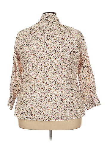 Eddie Bauer 3/4 Sleeve Button-Down Shirt (view 2)