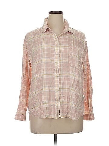Melrose and Market 3/4 Sleeve Button-Down Shirt (view 1)