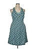 MPG Chevron-herringbone Teal Casual Dress Size XL - photo 1