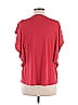 IMAN Red Short Sleeve Top Size M - photo 2