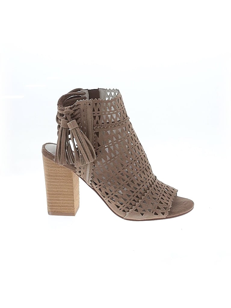 Jeffrey Campbell 100% Leather Tan Brown Heels Size 6 - photo 1