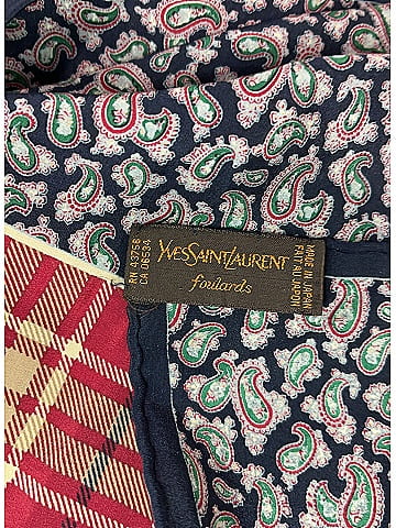 Yves Saint Laurent Vintage Silk Scarf (view 2)