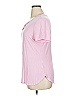 Soho JEANS NEW YORK & COMPANY Pink Short Sleeve T-Shirt Size XL - photo 5