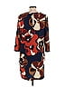 Arden B. Print Burgundy Blue Casual Dress Size S - photo 2