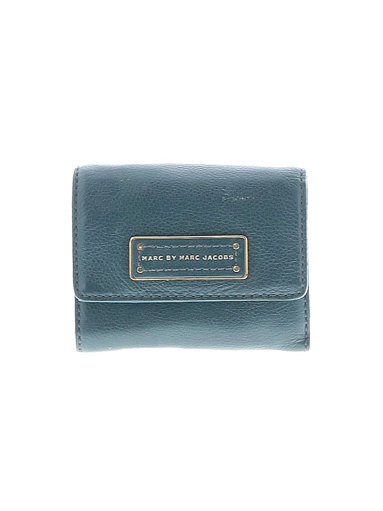 Marc by Marc Jacobs Teal Green Leather Wallet One size - photo 1