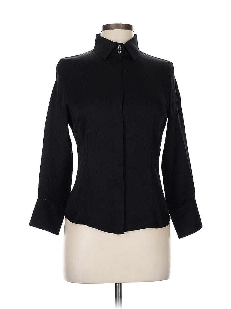 Armani Collezioni Black 3/4 Sleeve Blouse Size 8 - photo 1