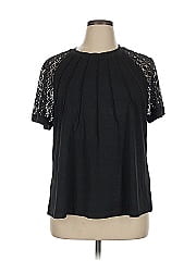 Shein Curve Short Sleeve Blouse