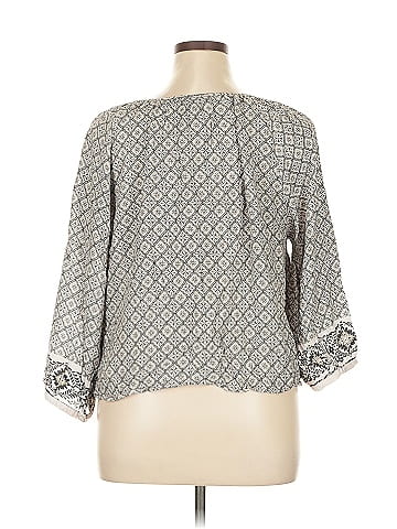 Adrienne Vittadini 3/4 Sleeve Blouse (view 2)