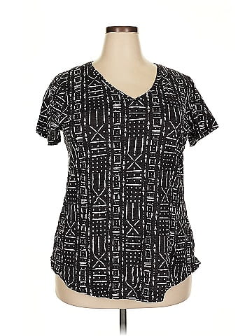 Style&Co Short Sleeve Blouse (view 1)