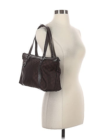 Gucci Outlet GG Canvas Abbey Medium Tote Bag (view 2)