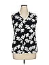 Roaman's Black Sleeveless Blouse Size 14 - photo 1