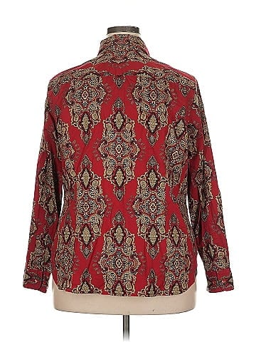 Jones New York Signature Long Sleeve Button-Down Shirt (view 2)