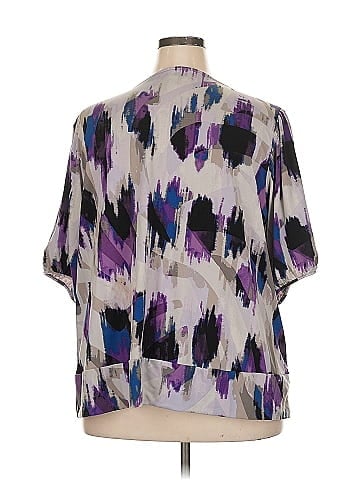 Dana Buchman Short Sleeve Blouse (view 2)