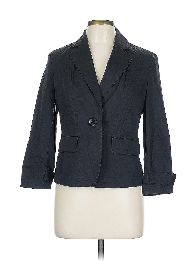 Pre-owned Talbots Blazer Jacket In Blue