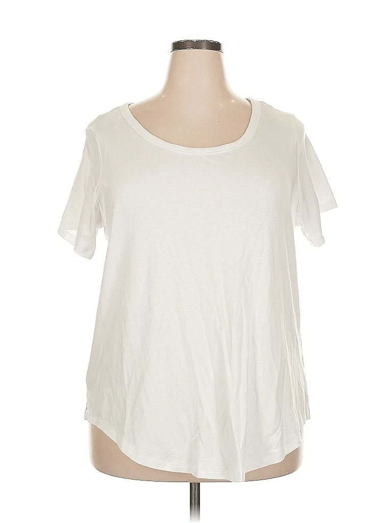 Pre-owned Rachel Zoe Tjx Short Sleeve T-shirt In White