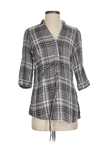 Odille 3/4 Sleeve Button-Down Shirt (view 1)
