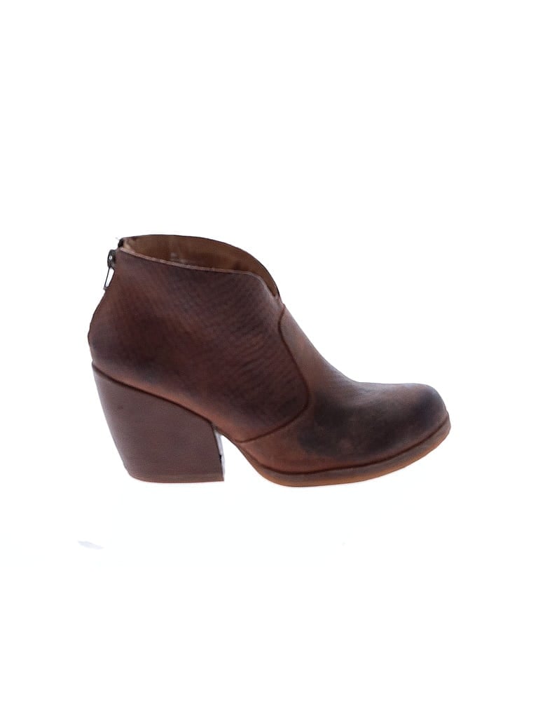 Korks Brown Tan Ankle Boots Size 6 - photo 1