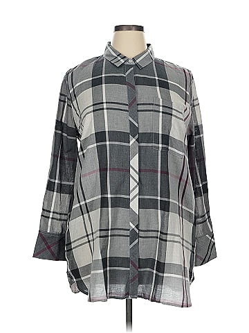 Barbour 3/4 Sleeve Button-Down Shirt (view 1)