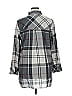 Barbour 100% Cotton Plaid Gray 3/4 Sleeve Button-Down Shirt Size 14 - photo 2