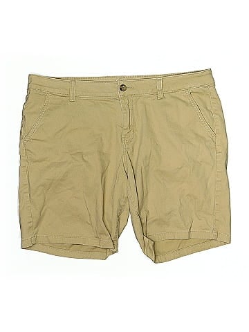 a.n.a. A New Approach Khaki Shorts (view 1)