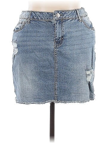 Maurices Denim Skirt (view 1)
