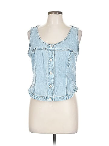 Madewell Sleeveless Button-Down Shirt (view 1)